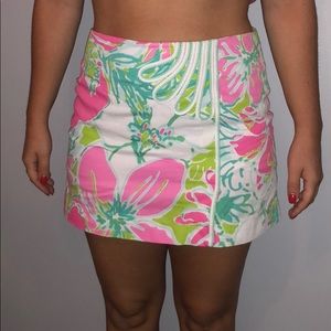 Patterned Lilly Pulitzer skirt